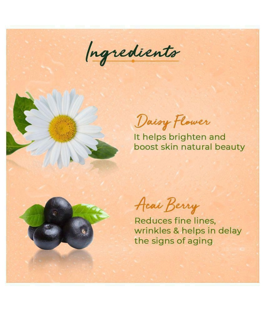 Organic Harvest Skin Illuminate Vitamin-C Face Wash for Glowing Skin, Infused With Acai Berry and Daisy Flower - 100gm