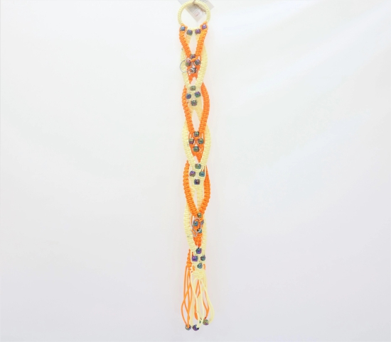 Vibrant Macrame Key Holder from Punjab | Home Décor | Macrame Wall Décor | Multi Color