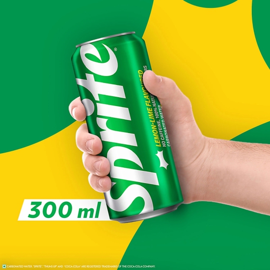 Sprite Soft Drink, 300 Ml Can