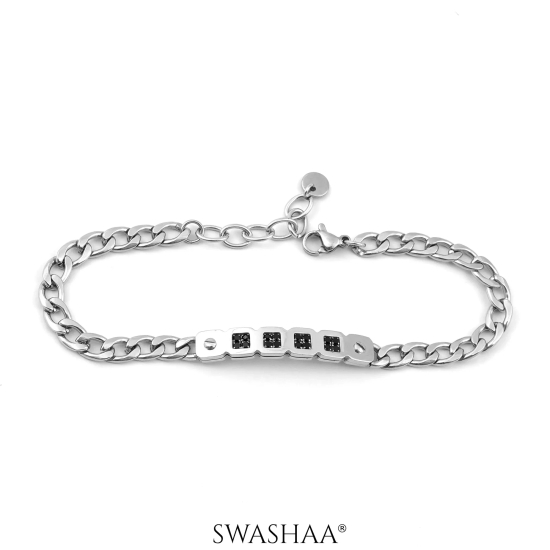 Wels Mens Bracelet-Silver