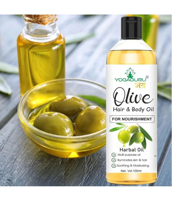 yogaguru mantr Anti Hair Fall Olive Oil 200 ml ( Pack of 2 )