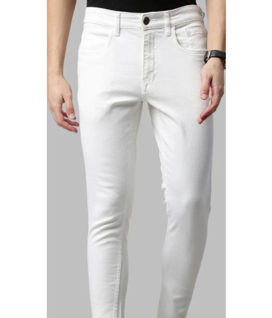 x20 - White Denim Slim Fit Mens Jeans ( Pack of 1 ) - None