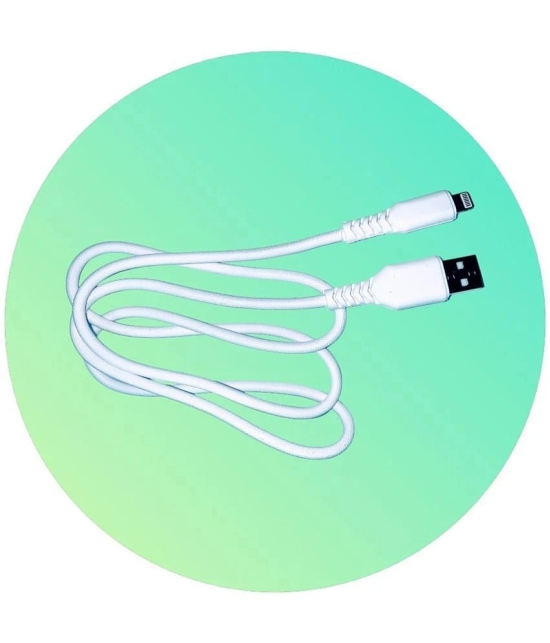 Larecastle White 3A Lightning Cable 1 Meter - White