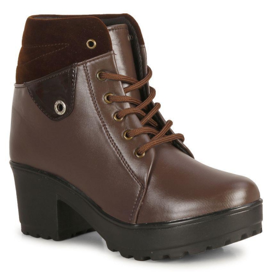 Saheb - Brown Women's Ankle Length Boots - None