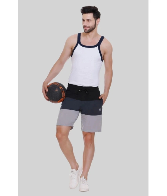 LEEBONEE Grey Polyester Mens Shorts ( Pack of 1 ) - None