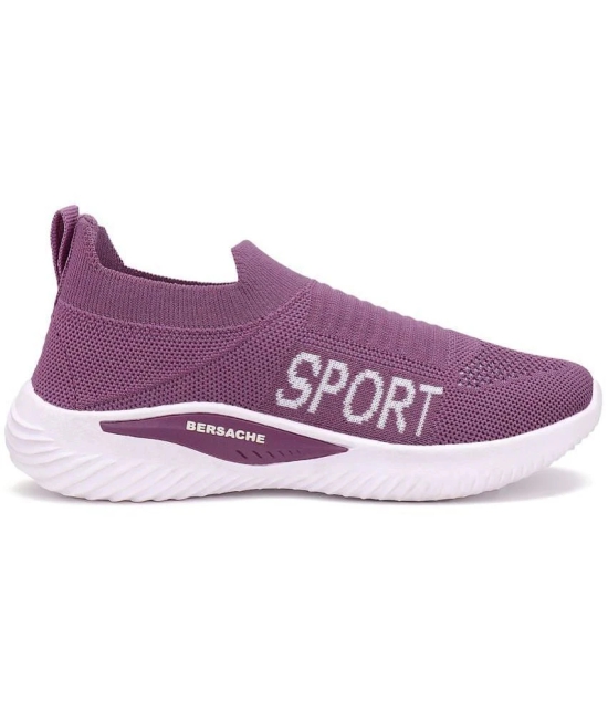 Bersache - Pink Womens Running Shoes - None