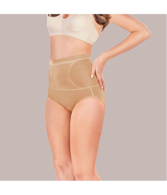 SELETA - Beige Cotton Womens Tummy Tucker ( Pack of 1 ) - None