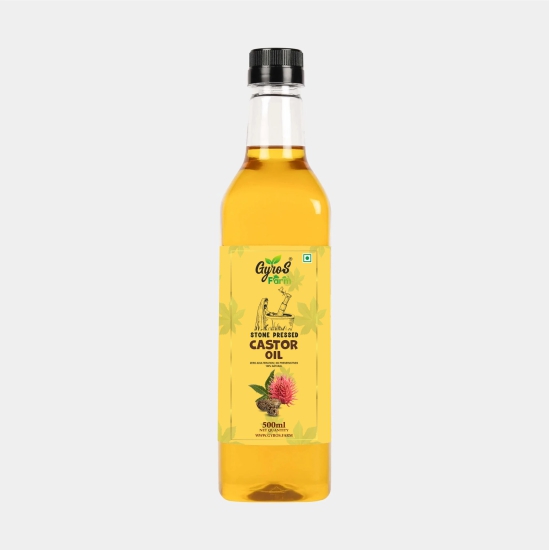 Stone Pressed Castor Oil-500ml Plastic Bottle