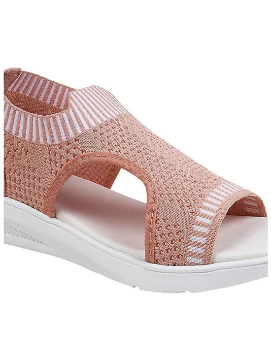 Shoetopia Pink Womens Flats - None