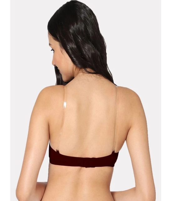 IN CARE LINGERIE Pack of 1 Cotton Blend Heavily Padded Womens Push Up Bra ( Maroon ) - None