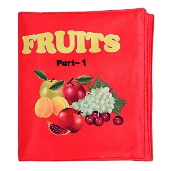 Skyculture Head Start Series-ABC Alphabets Book and FRUITS Part - I Combo [Foam Book] Sunita; Introducing Alphabets and its sound and Actual colour, shape and characteristics of fruits and 10, Size: 17 c.m. /16 c.m.