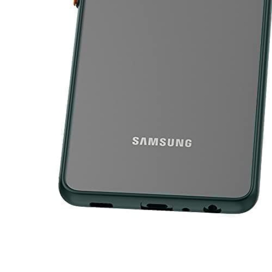 Winble Samsung Galaxy M32 5G Back Cover Case Smoke (Green)