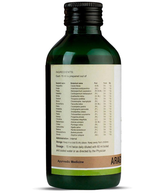 Kerala Ayurveda Aragwadadi Kwath, 200 ml