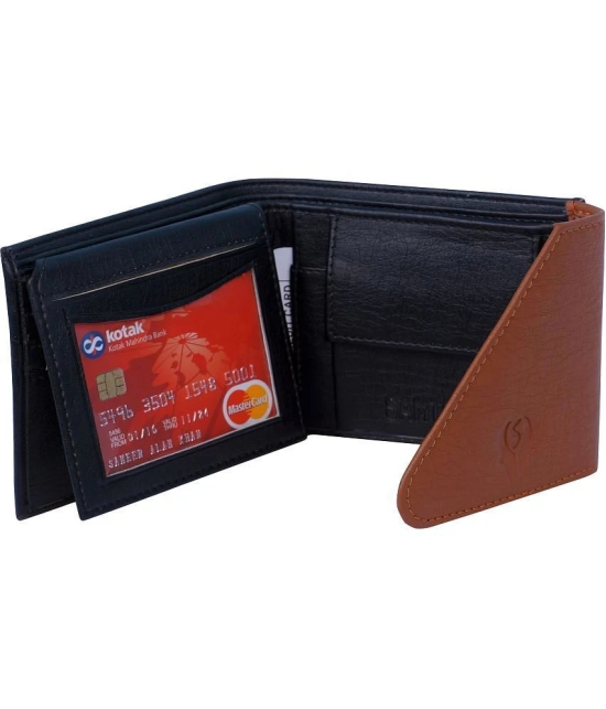 samtroh - PU BLACK Mens Regular Wallet ( Pack of 1 ) - Black