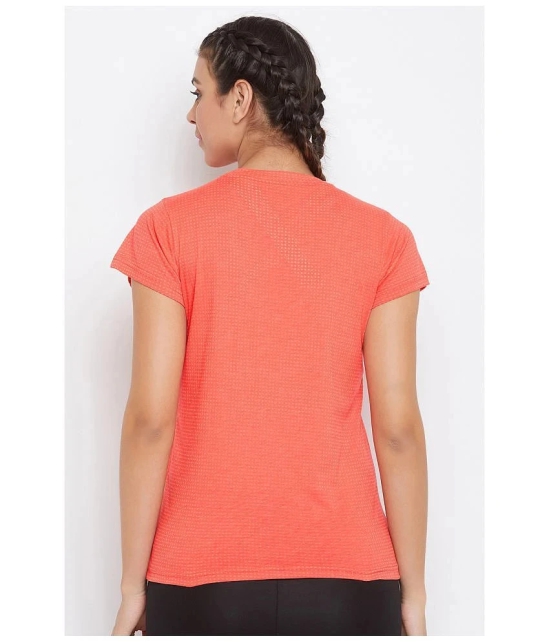 Clovia Orange Cotton Tees - Single - S