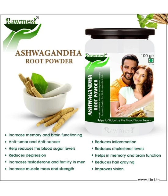 rawmest Ashwagandha Powder 100 gm Pack of 3