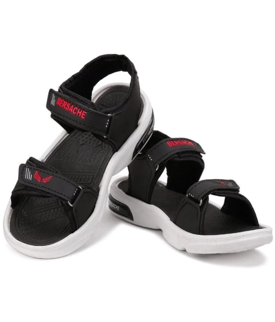 Bersache Lightweight Stylish Sandal With High Quality Sole For kids(Black) - None