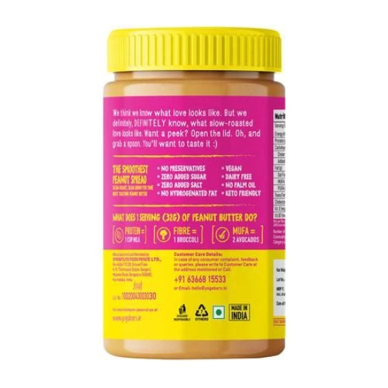 Yogabar 100% Pure Peanut Butter, 400 Gm