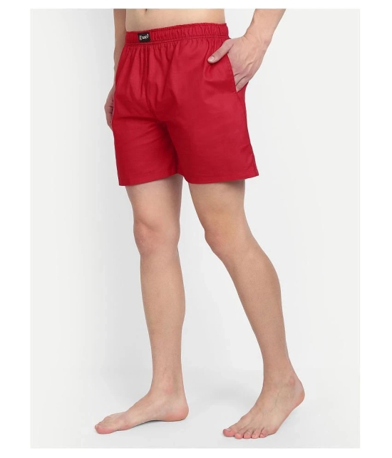 SREY Red Boxer - Pack of 2 - M