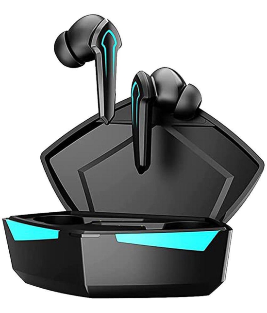 Tecsox Electra Earbud In Ear Bluetooth Earphone 40 Hours Playback Bluetooth IPX5(Splash Proof) Powerfull Bass -Bluetooth Black