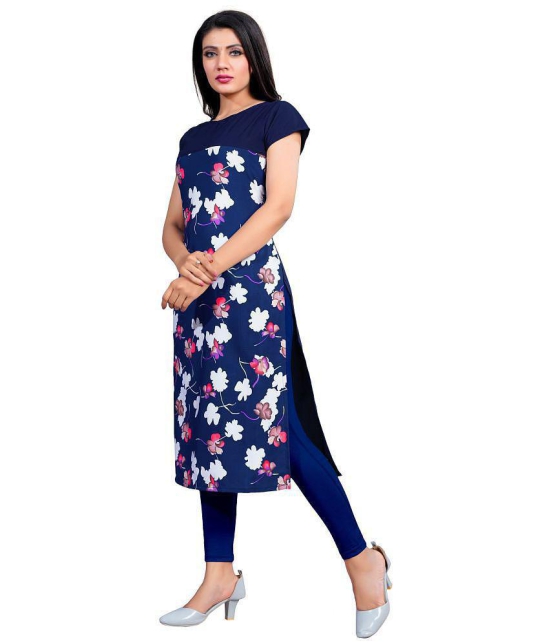 BROTHERS DEAL - Multicolor Crepe Women''s Straight Kurti - XL