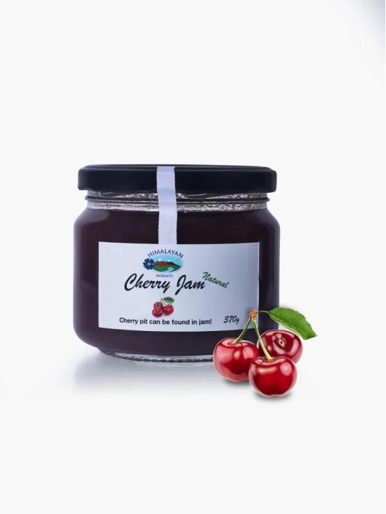 Himalayan Cherry Jam - Artisan Crafted, Pure & Local-370 g (Pack of 1)