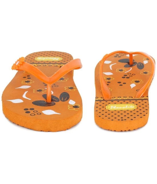 Phonolite - orange Womens Daily Slipper - None