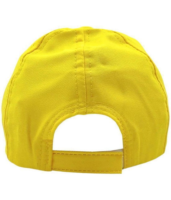 Zacharias Boy's Kids Cotton Baseball Cap kc-28 (Yellow_1-4 Years) (Pack of 1) - None