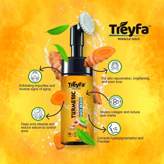 Treyfa turmeric vitamin C face wash