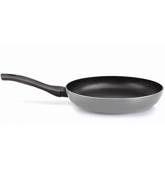 Milton Pro Cook Black Pearl Aluminium Induction Fry Pan, 28 cm /2.5 Litre, Grey