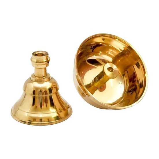 DOKCHAN Pure Brass Pyali Diya with Stand/ Oil Lamp use for Pooja and Temple decore/ Home use Pyali Stand