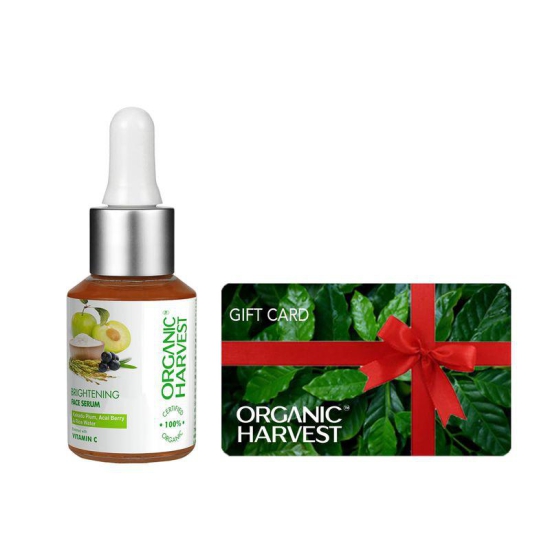 Brightening Face Serum: Kakadu Plum, Acai Berry & Rice Water - 30ml + 350 Gift Card