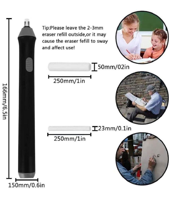 Rangwell  new - Plastic Electric Eraser Kit Replaceable ( Pack of 1 )