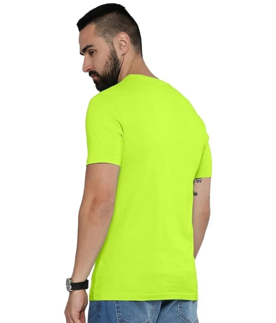 Leotude Polyester Regular Fit Printed Half Sleeves Mens T-Shirt - Green ( Pack of 1 ) - None