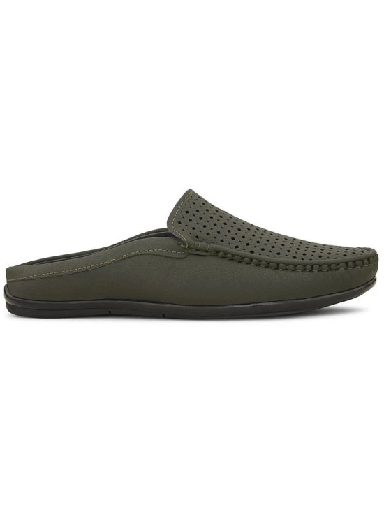 Sir Corbett Olive Mens Slip on - 11