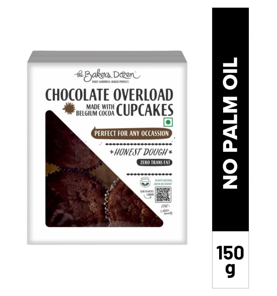 The Bakers Dozen Tbd Choco Over Load Cup Cakes 170 G, 1 Pc