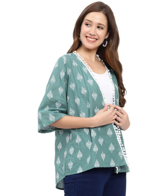 GALWIZ Cotton Shrugs - Green Single - None