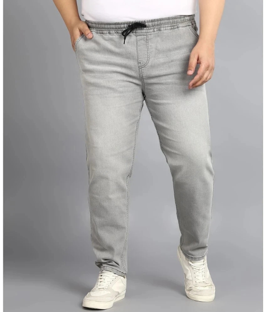 Urbano Plus Regular Fit Washed Mens Jeans - Grey ( Pack of 1 ) - None