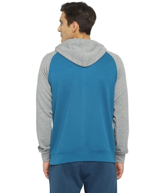 OFF LIMITS Blue Poly Cotton Sweatshirt - M