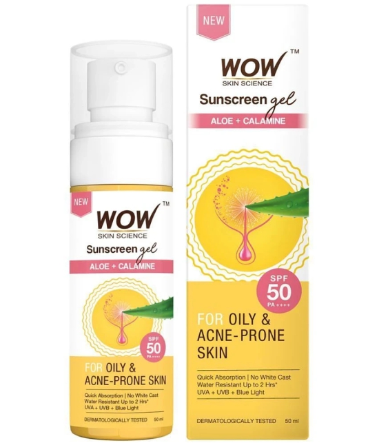 WOW Skin Science SPF 50 Sunscreen Gel For Oily Skin ( Pack of 1 )