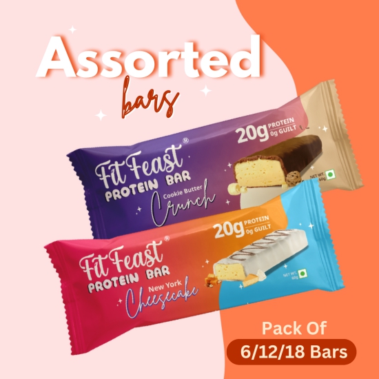 Protein Bars Assorted Pack of 6