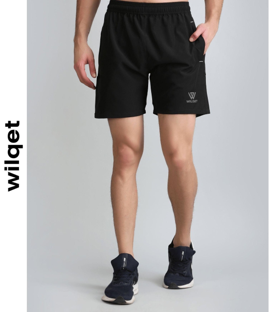 Mens Running Cut - Sew Shorts-Black / L