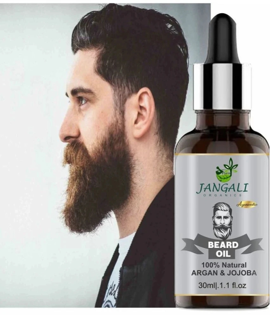 PURE Jangali ORGANICS Beard Growth Tonic & Gummies (30 Days Pack) | Thickens 30ML