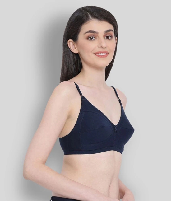 Clovia Cotton Everyday Bra - Blue Single - 34B