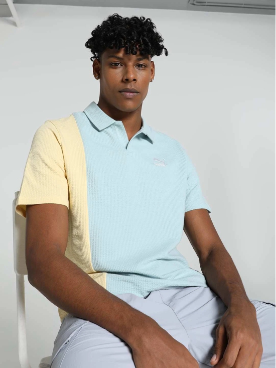 Mens Classics Seersucker Polo