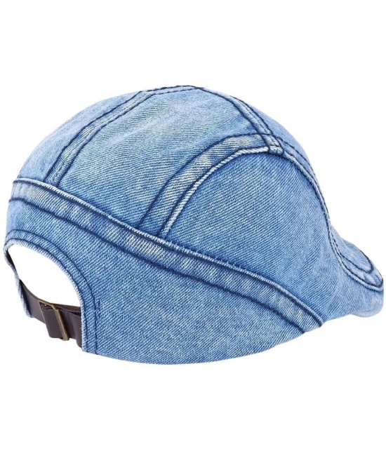 Zacharias Blue Cotton Mens Cap ( Pack of 1 ) - Blue