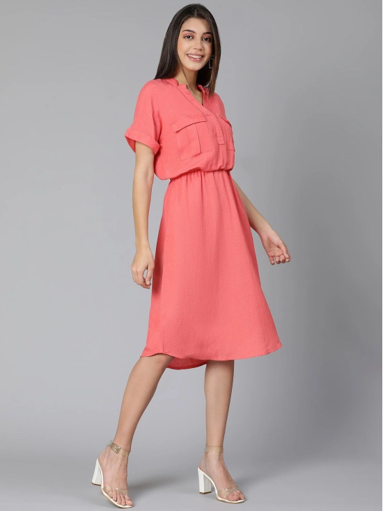 Oxolloxo Coral A-Line Midi Dress