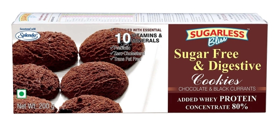 Sugarless Bliss Sugarless Chocolate Black Currant 200 Gm, 1 Pc