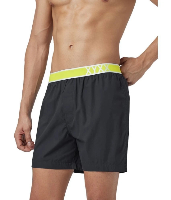 XYXX Pack of 1 Cotton Mens Boxer- ( Grey ) - None