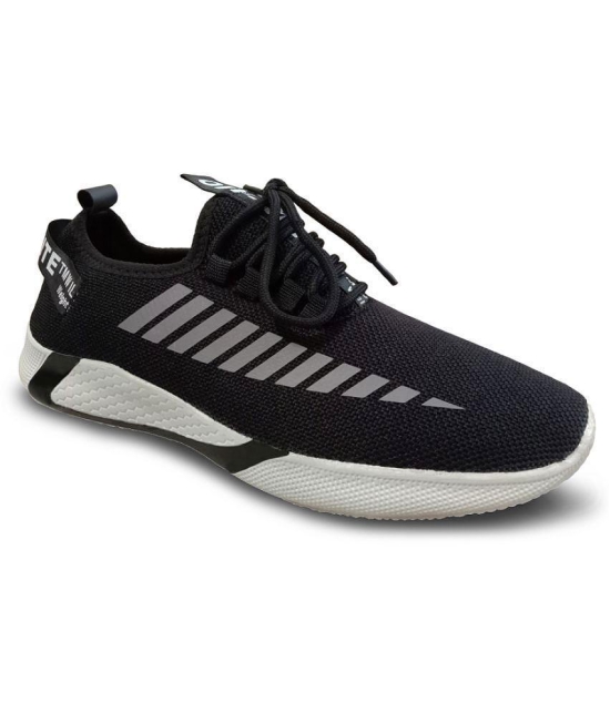 ShoeRise - Black Men's Sneakers - None